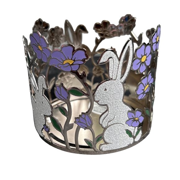 Bath & Body Works Holiday Bath And Body Works Bunnies Blooms 3 Wick